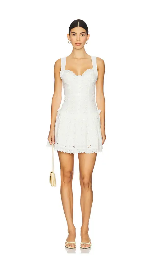For Love & Lemons Dreamy Daisy Mini Dress