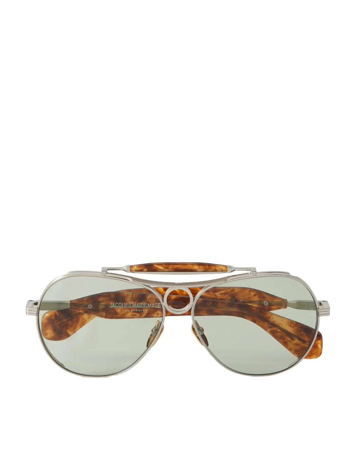 Aspen Aviator-style Silver-tone And Acetate Sunglasses Aspen Aviator-style Silver-tone And Acetate Sunglasses