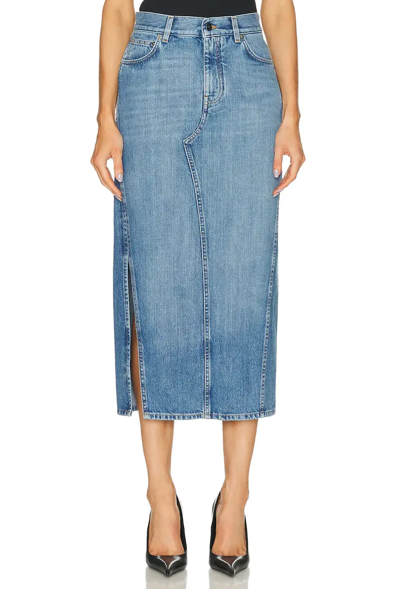 Givenchy Long Denim Skirt | Thumbnail 2 Givenchy Long Denim Skirt | Thumbnail 2