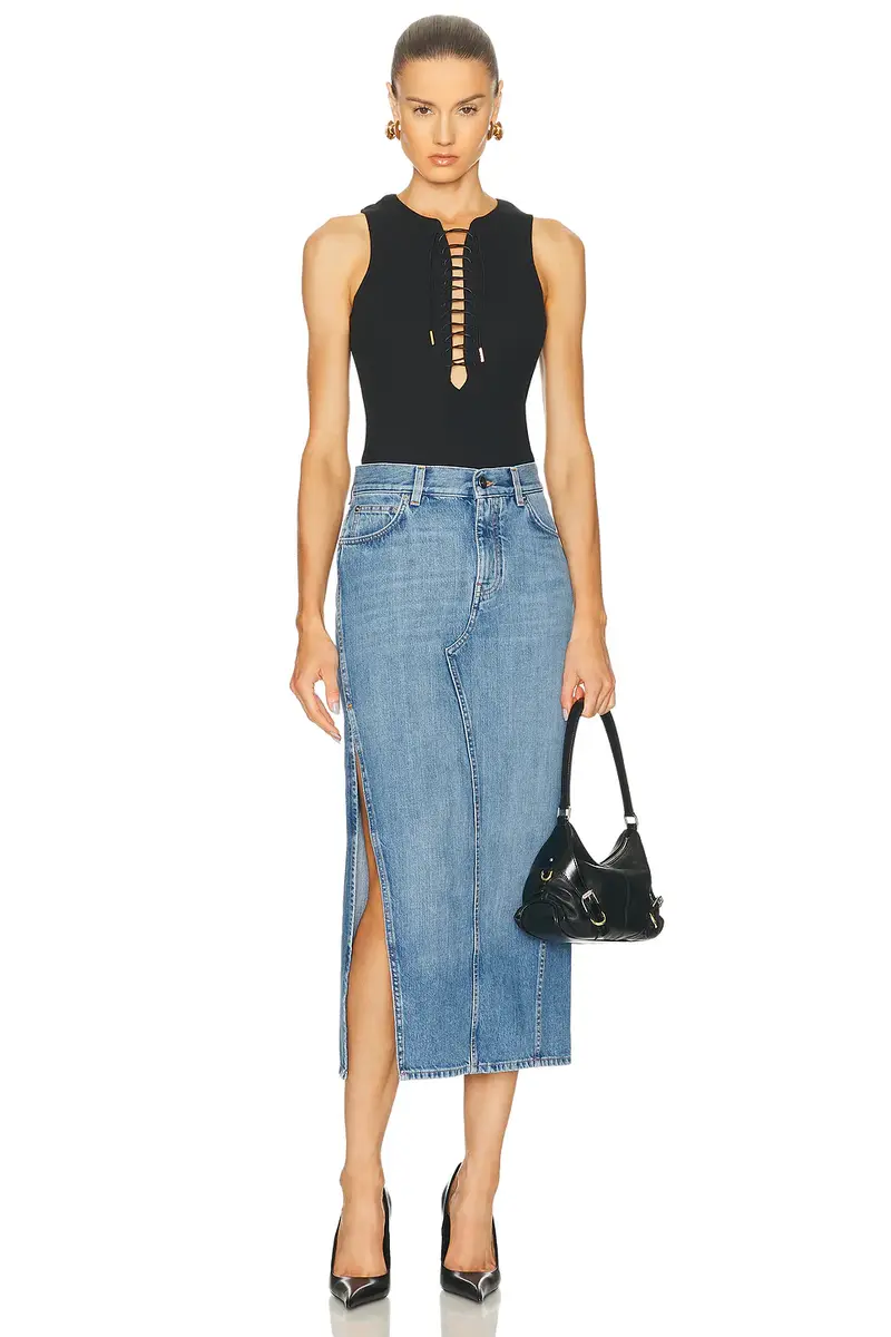 Givenchy Long Denim Skirt | Thumbnail 6 Givenchy Long Denim Skirt | Thumbnail 6