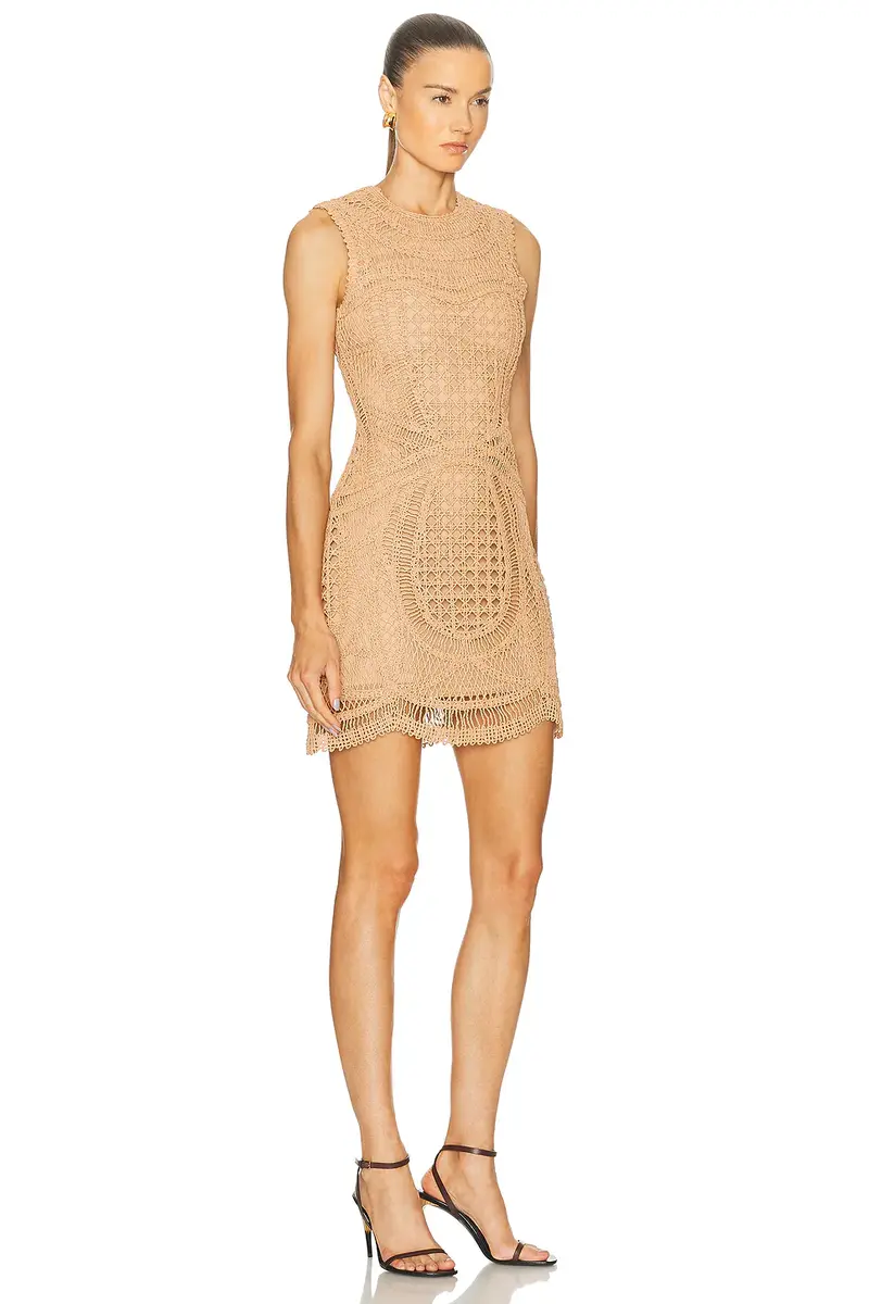 Simkhai Coen Crewneck Mini Dress | Thumbnail 2 Simkhai Coen Crewneck Mini Dress | Thumbnail 2