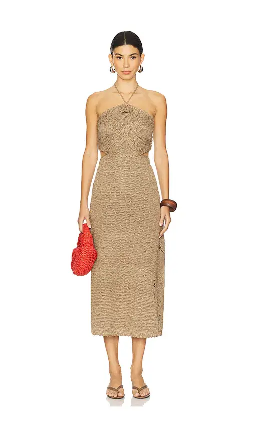 Amur Clara Knit Midi Dress | Thumbnail 2