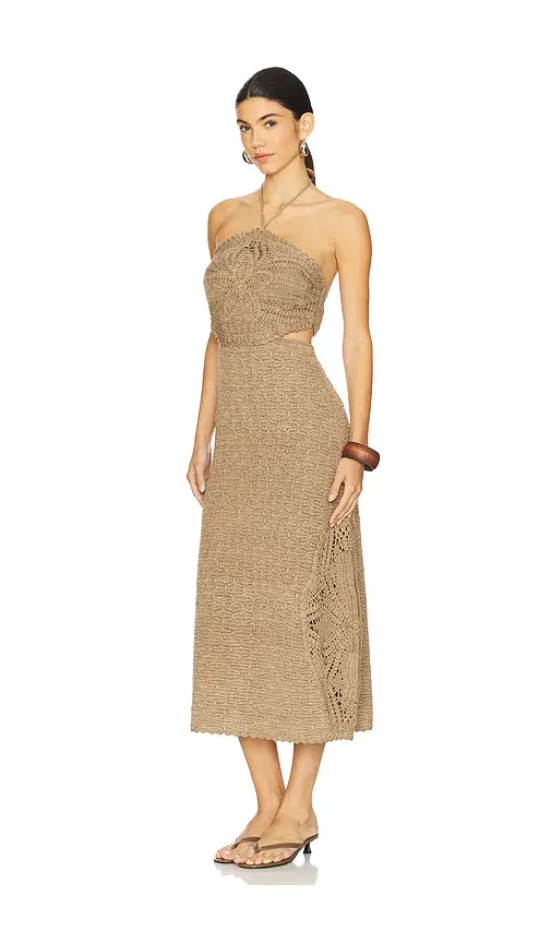 AMUR Clara Knit Midi Dress | Image 1 AMUR Clara Knit Midi Dress | Image 1