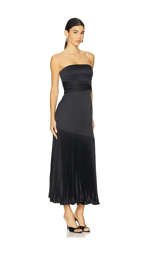 Amur Milly Pleated Midi Dress | Thumbnail 2 Amur Milly Pleated Midi Dress | Thumbnail 2