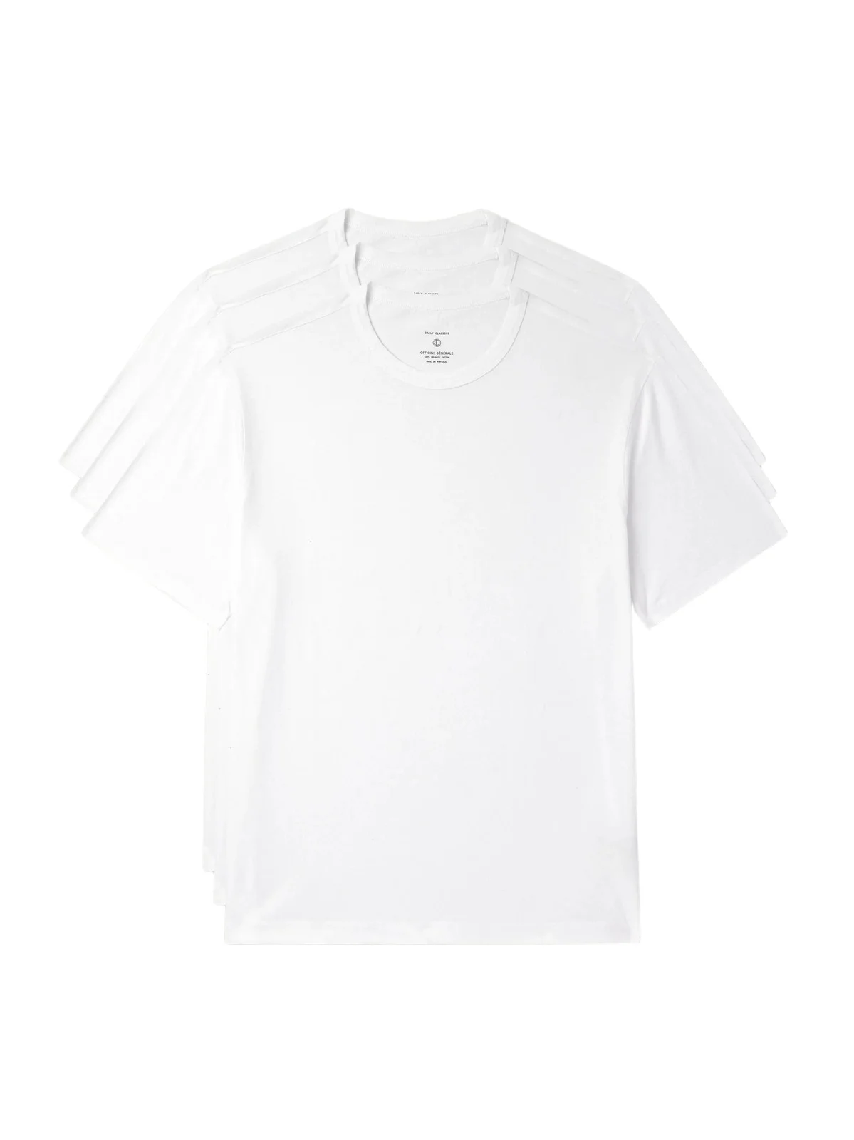 Three-Pack Organic Cotton-Jersey T-Shirts - Men Three-Pack Organic Cotton-Jersey T-Shirts - Men