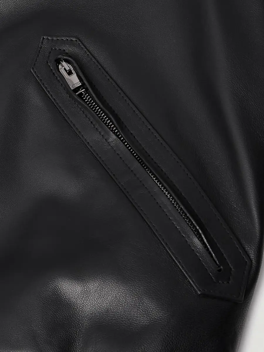 Canali Reversible Leather and Shell Bomber Jacket - Men | Thumbnail 6 Canali Reversible Leather and Shell Bomber Jacket - Men | Thumbnail 6