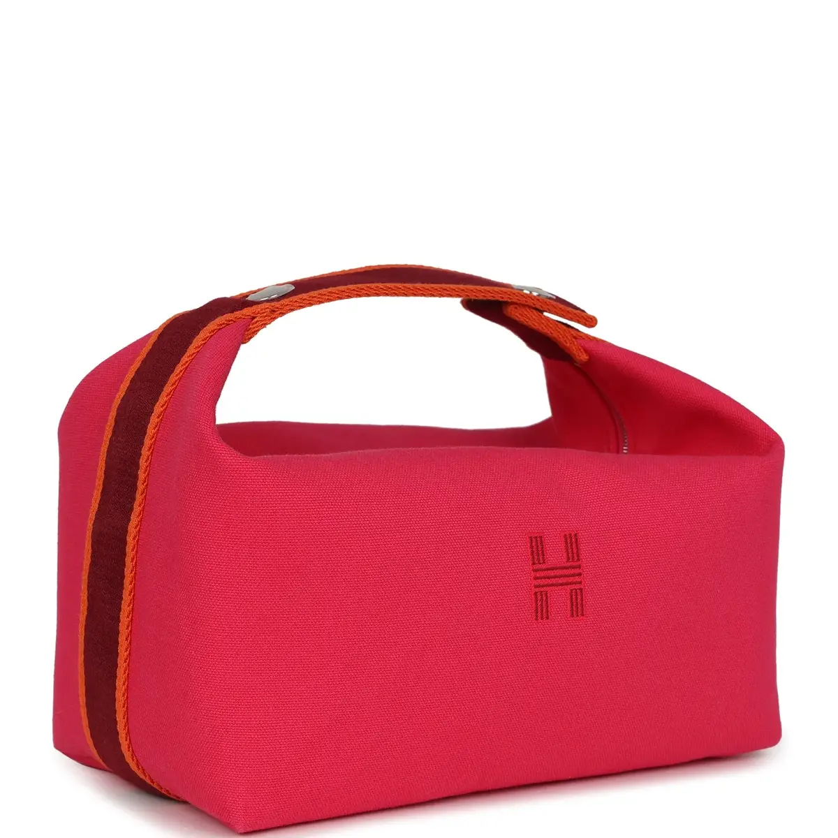 HERMÈS Hermes Bride A Brac Carre Case GM Hibiscus Canvas Palladium Hardware | Thumbnail 2 HERMÈS Hermes Bride A Brac Carre Case GM Hibiscus Canvas Palladium Hardware | Thumbnail 2
