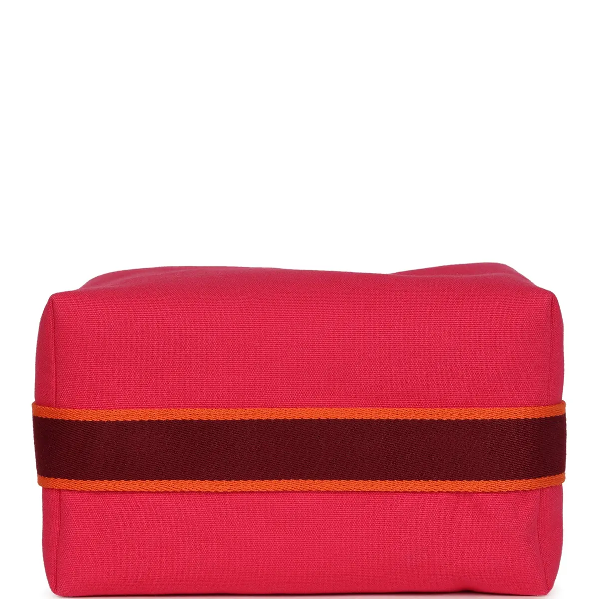 HERMÈS Hermes Bride A Brac Carre Case GM Hibiscus Canvas Palladium Hardware | Thumbnail 6 HERMÈS Hermes Bride A Brac Carre Case GM Hibiscus Canvas Palladium Hardware | Thumbnail 6