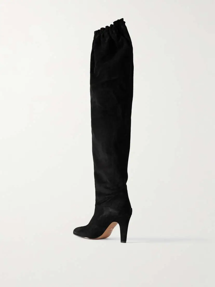 Chloé Eve Suede Over-the-knee Boots | Thumbnail 3 Chloé Eve Suede Over-the-knee Boots | Thumbnail 3