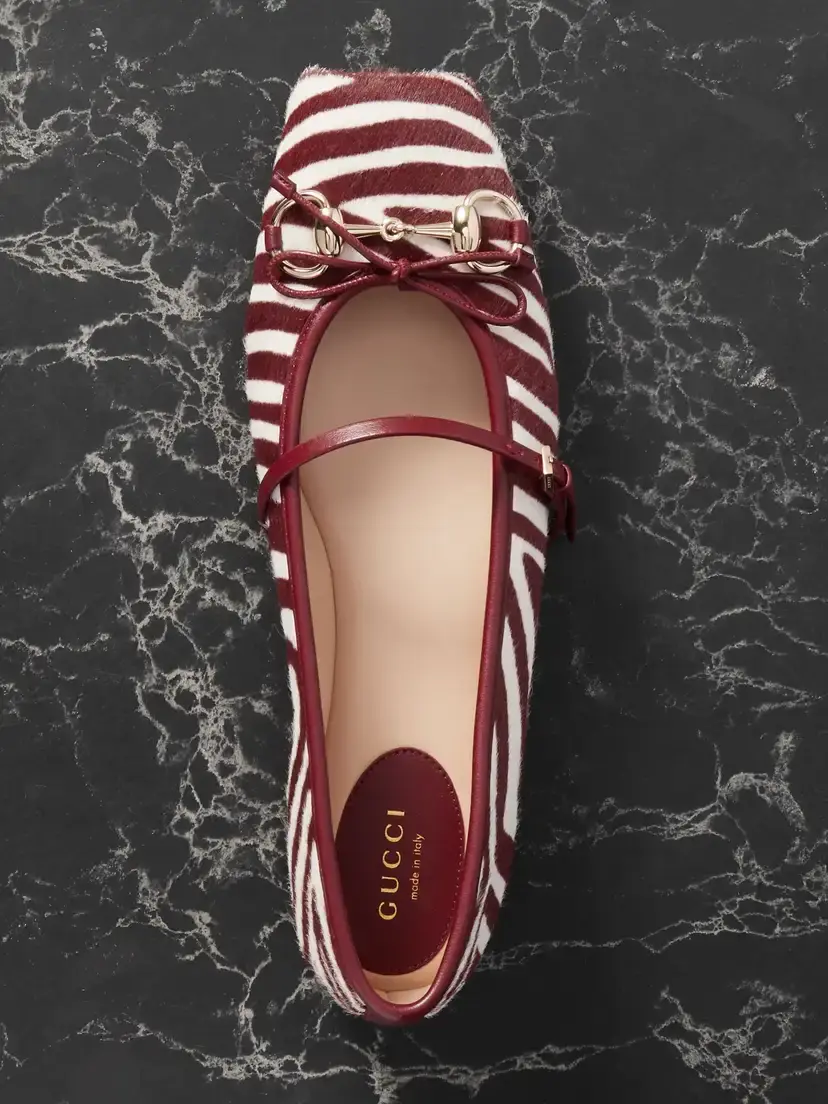 Gucci Horsebit Ballerina Zebra-print Calf Hair Flats | Thumbnail 5 Gucci Horsebit Ballerina Zebra-print Calf Hair Flats | Thumbnail 5
