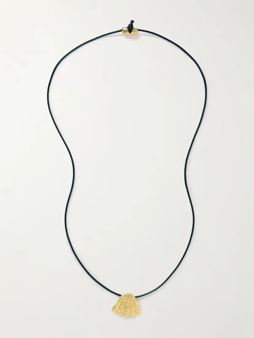 YSSO Whisper Of The Wind Gold-plated And Cord Necklace | Thumbnail 4 YSSO Whisper Of The Wind Gold-plated And Cord Necklace | Thumbnail 4