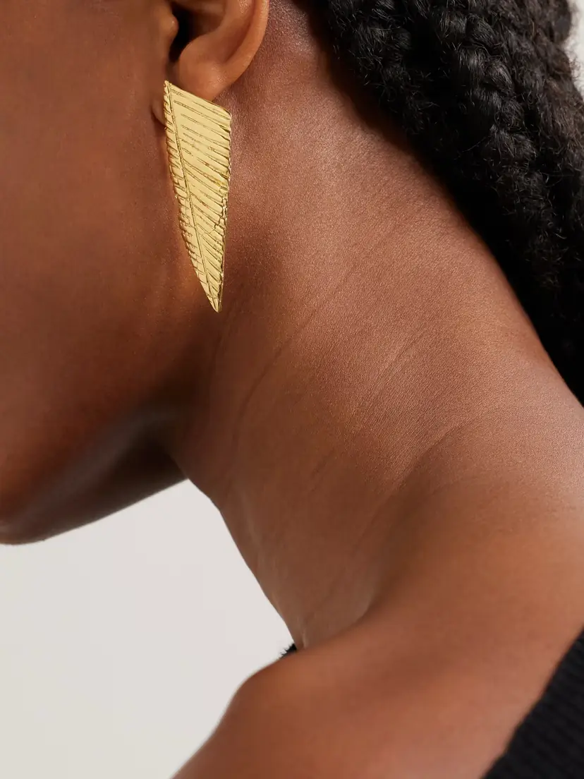 YSSO + Eden Rock St Barths Ylang Ylang Gold-plated Earrings | Thumbnail 2 YSSO + Eden Rock St Barths Ylang Ylang Gold-plated Earrings | Thumbnail 2