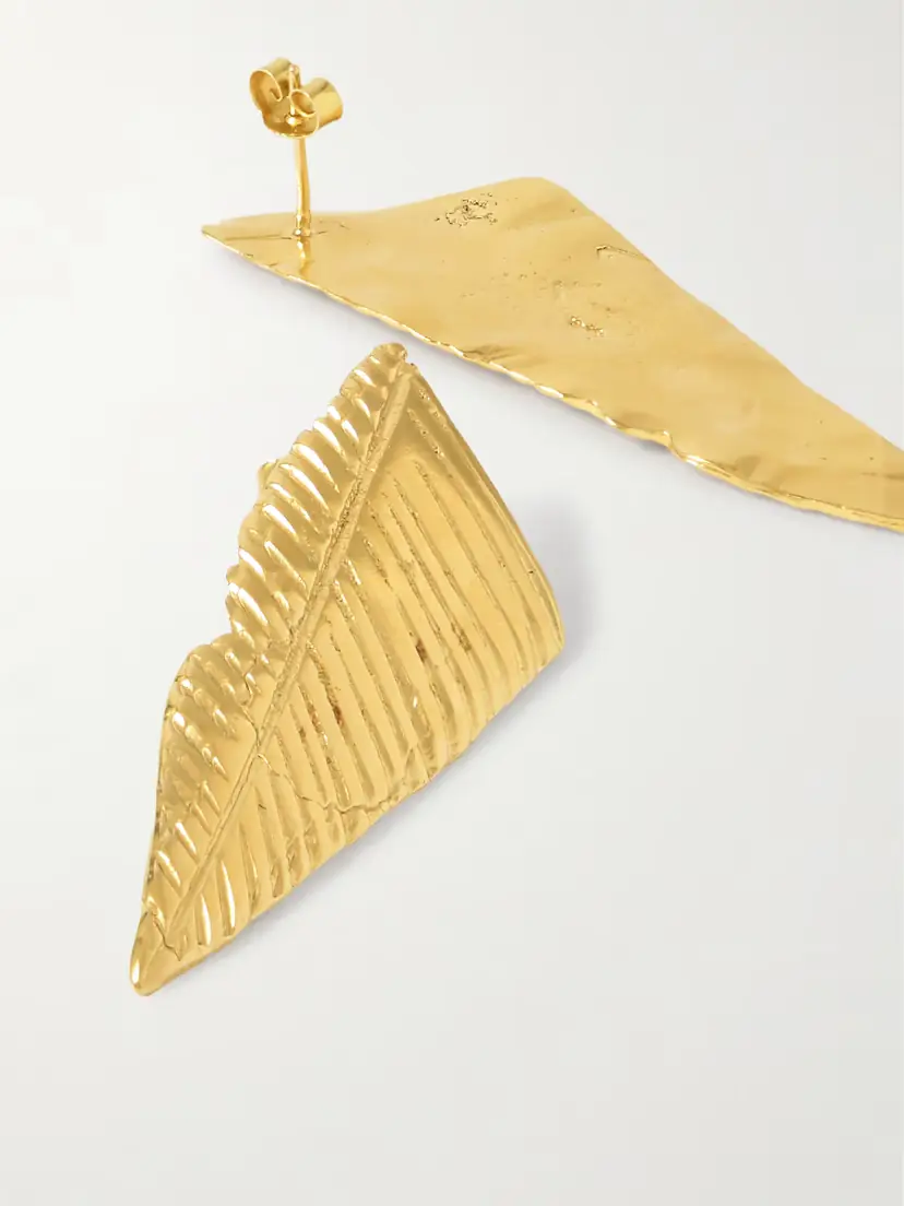 YSSO + Eden Rock St Barths Ylang Ylang Gold-plated Earrings | Thumbnail 3 YSSO + Eden Rock St Barths Ylang Ylang Gold-plated Earrings | Thumbnail 3