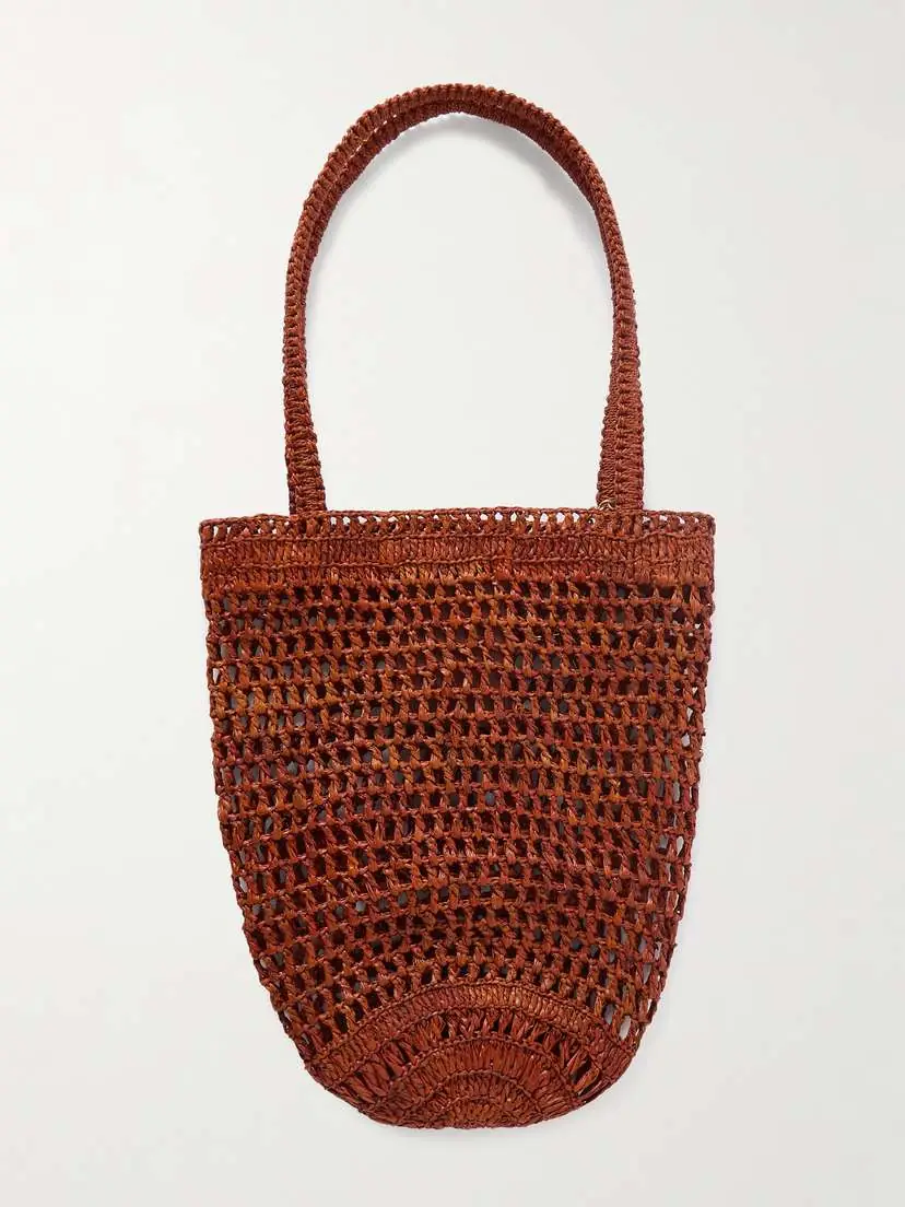 Chloé Summer Banana Embellished Embroidered Raffia Tote | Thumbnail 3 Chloé Summer Banana Embellished Embroidered Raffia Tote | Thumbnail 3