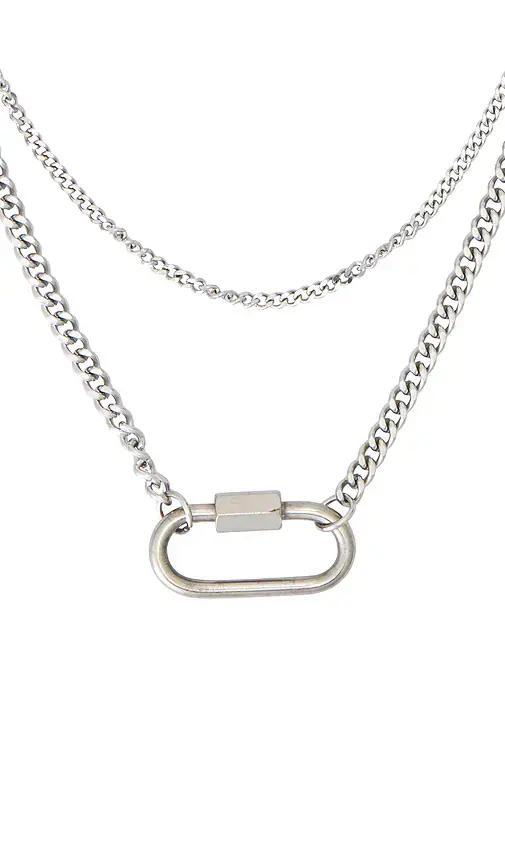 petit moments Layered Carabiner Necklace | Thumbnail 2 petit moments Layered Carabiner Necklace | Thumbnail 2