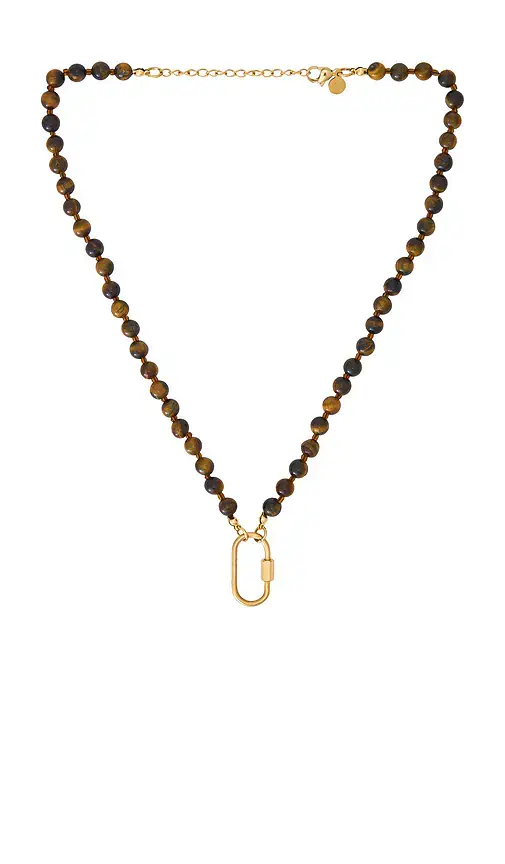 petit moments Beaded Carabiner Necklace | Image 1 petit moments Beaded Carabiner Necklace | Image 1