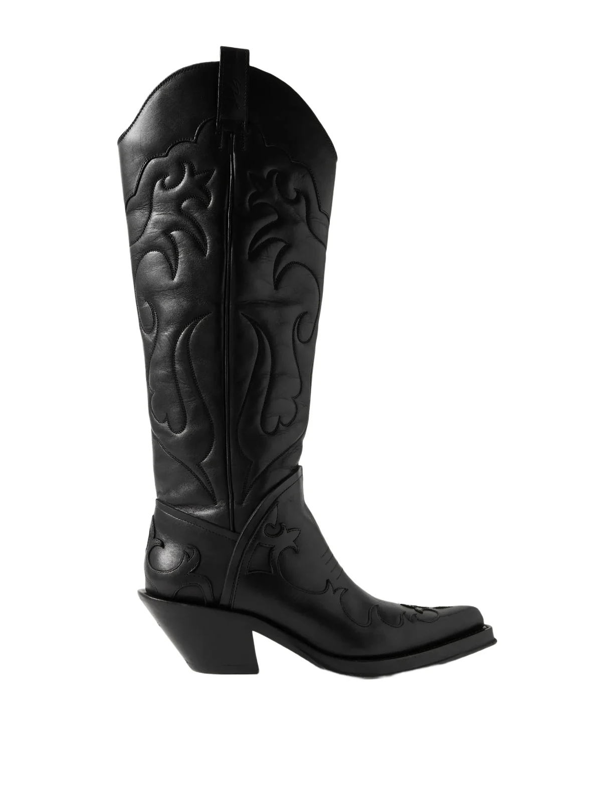 Capitana 50 Embroidered Leather Knee Boots