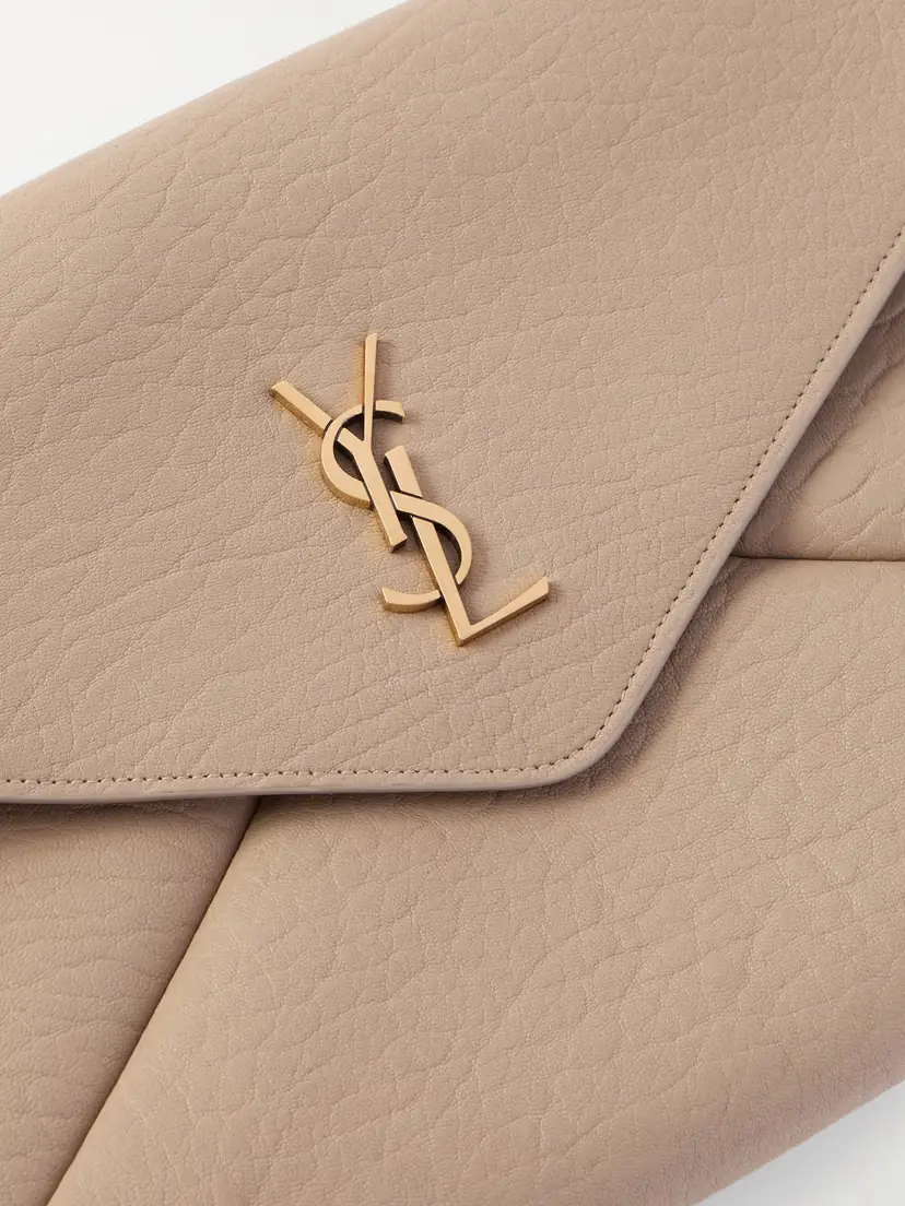 Saint Laurent Cassandre Large Textured-leather Clutch | Thumbnail 4 Saint Laurent Cassandre Large Textured-leather Clutch | Thumbnail 4