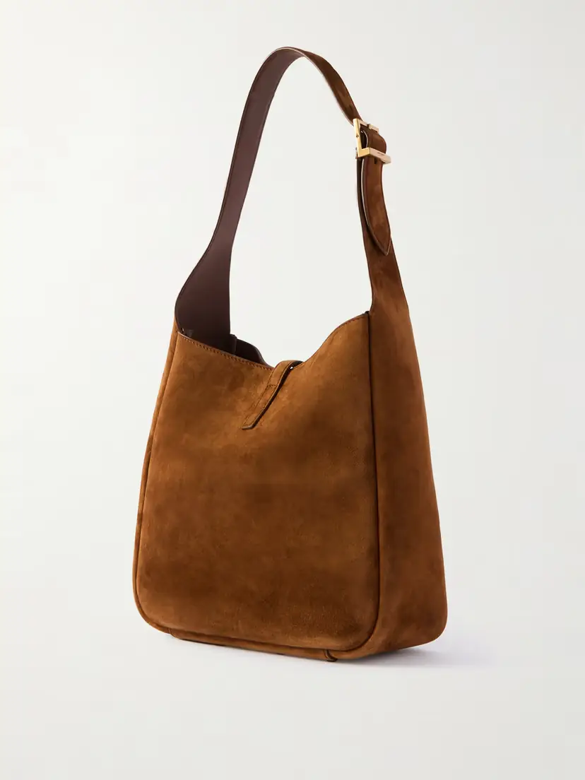 Saint Laurent Le 5 À 7 Supple Small Suede Shoulder Bag | Thumbnail 3 Saint Laurent Le 5 À 7 Supple Small Suede Shoulder Bag | Thumbnail 3