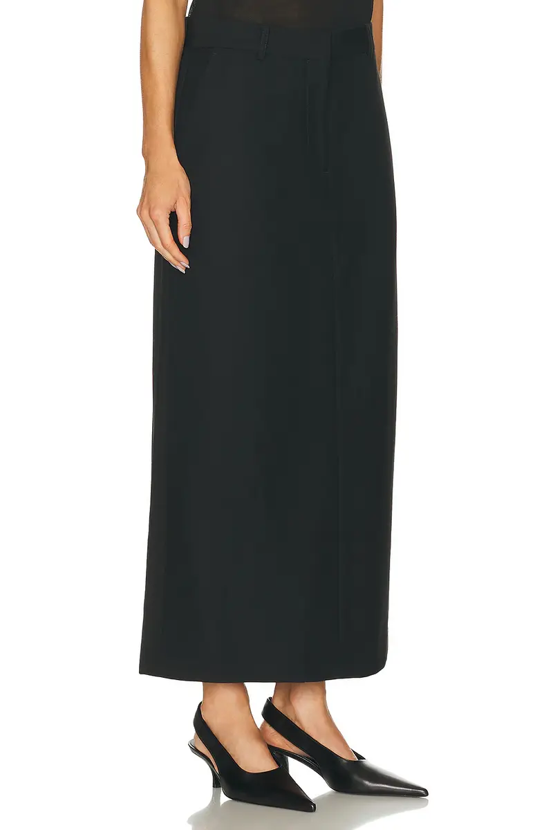 Toteme Low Waist Straight Skirt | Thumbnail 2