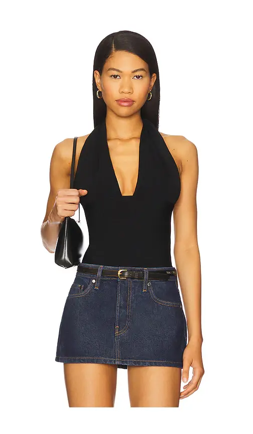 WeWoreWhat Knit Halter Top | Image 1 WeWoreWhat Knit Halter Top | Image 1