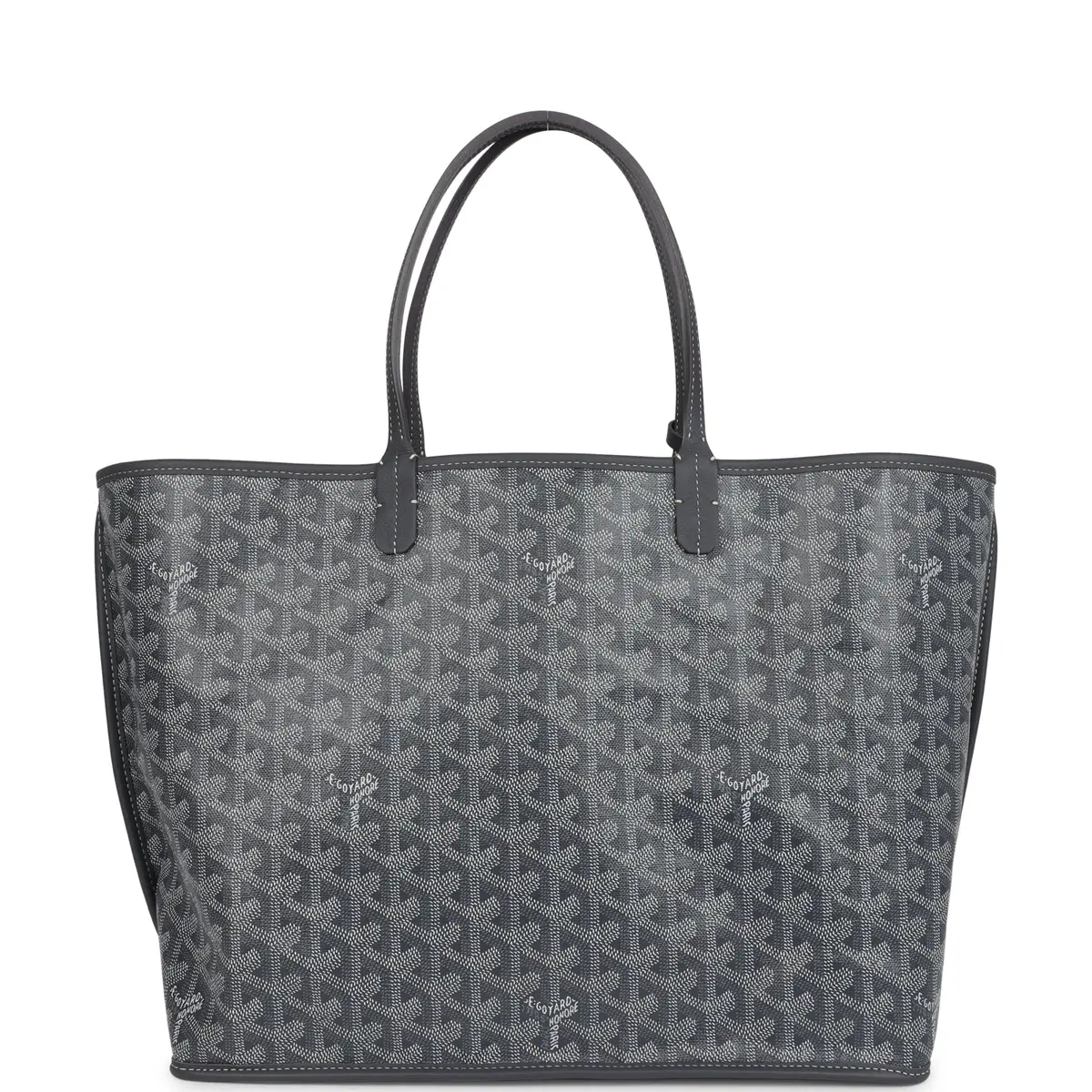 goyard Goyard Goyardine Grey Anjou PM Embroidered Elephant Tote Palladium Hardware | Thumbnail 4 goyard Goyard Goyardine Grey Anjou PM Embroidered Elephant Tote Palladium Hardware | Thumbnail 4