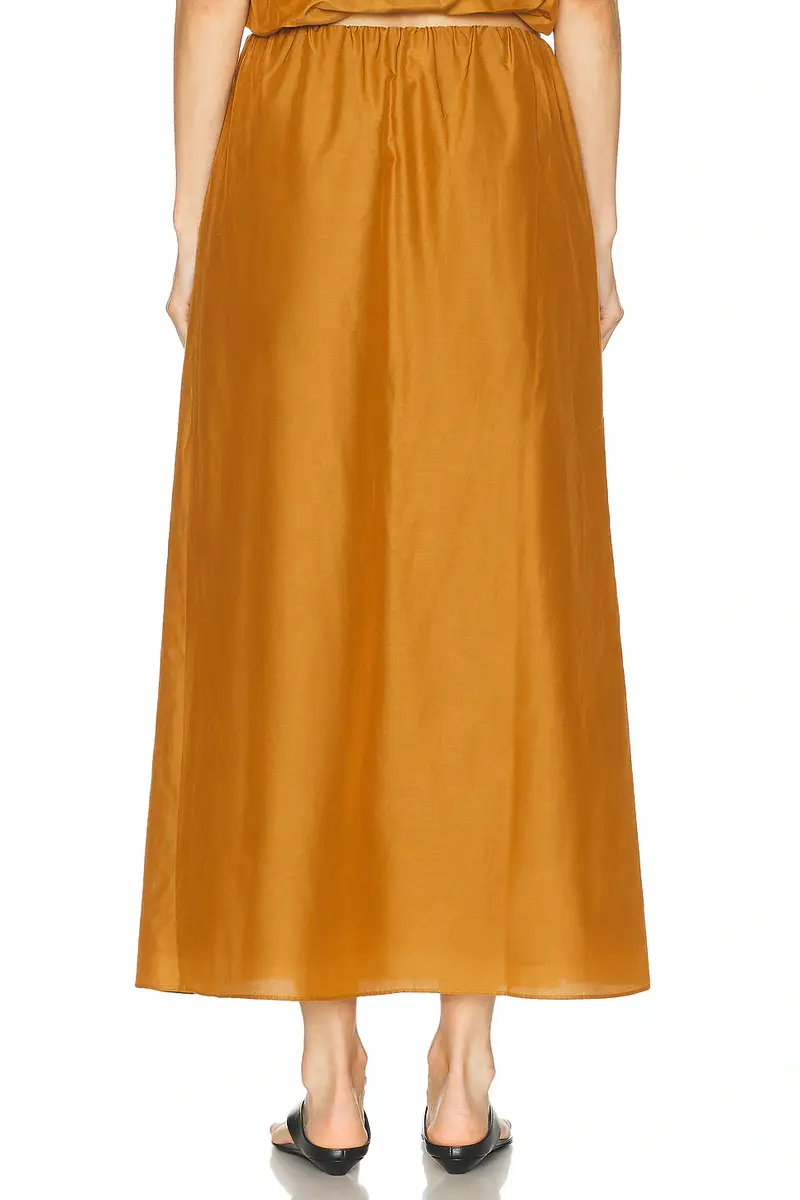 Loulou de Saison Carmen Long Gathered Skirt | Thumbnail 4
