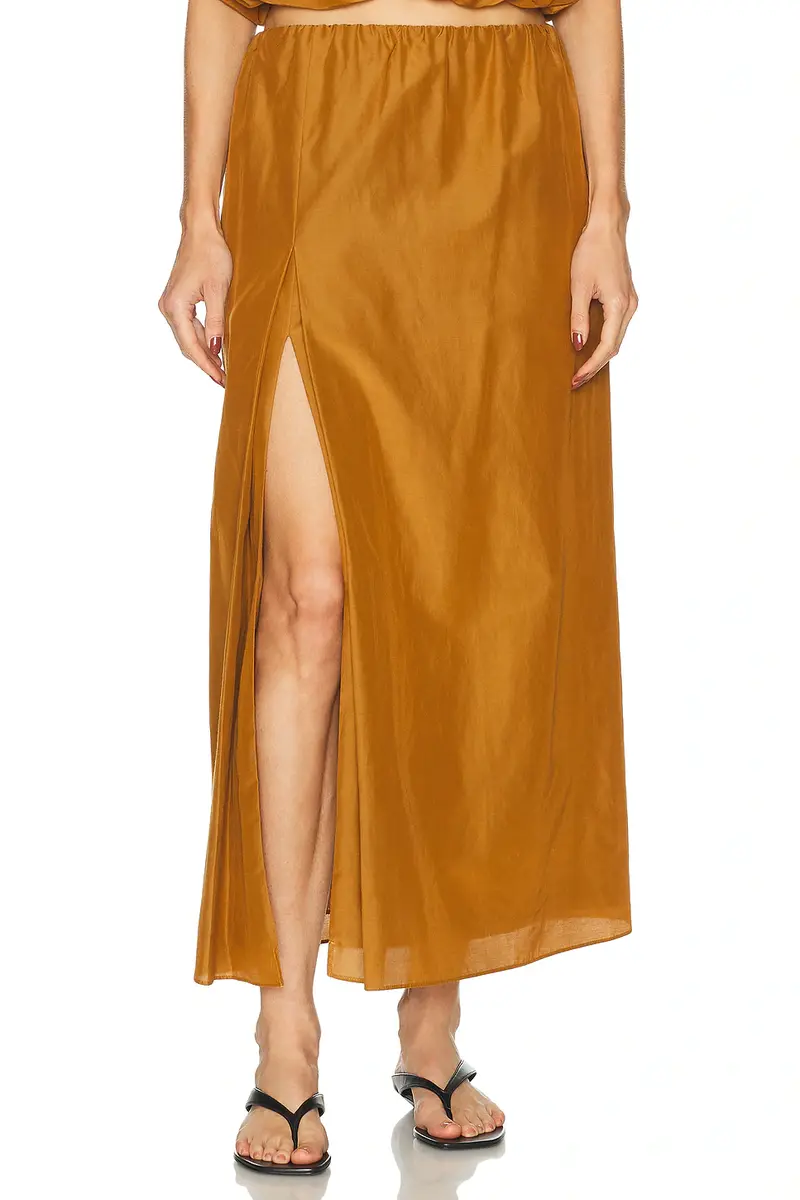 Loulou de Saison Carmen Long Gathered Skirt | Image 1 Loulou de Saison Carmen Long Gathered Skirt | Image 1