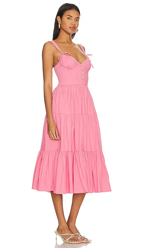 Tularosa Poppy Midi Dress | Thumbnail 2 Tularosa Poppy Midi Dress | Thumbnail 2
