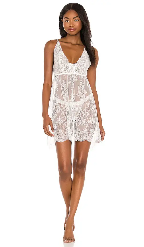 Hanky Panky Victoria Lace Chemise with G-String | Image 1 Hanky Panky Victoria Lace Chemise with G-String | Image 1