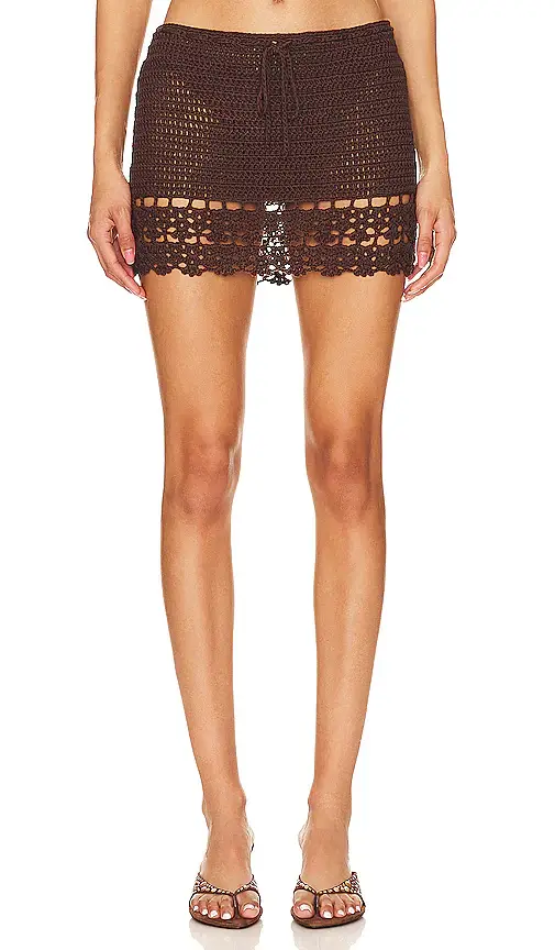 MORE TO COME Elliana Crochet Mini Skirt | Image 1 MORE TO COME Elliana Crochet Mini Skirt | Image 1