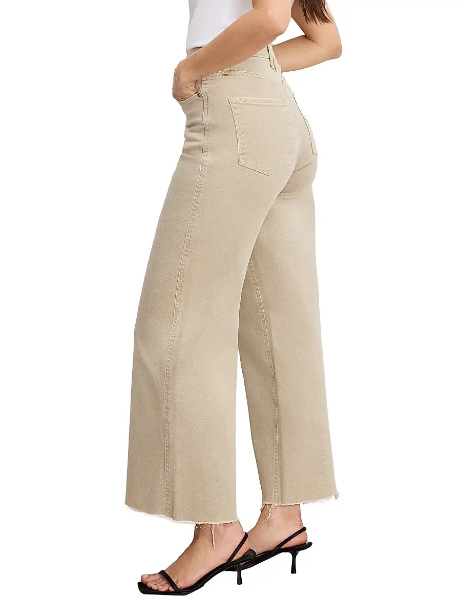 GOOD AMERICAN Women's Good Skate Wide-Leg Crop Jeans | Thumbnail 3 GOOD AMERICAN Women's Good Skate Wide-Leg Crop Jeans | Thumbnail 3