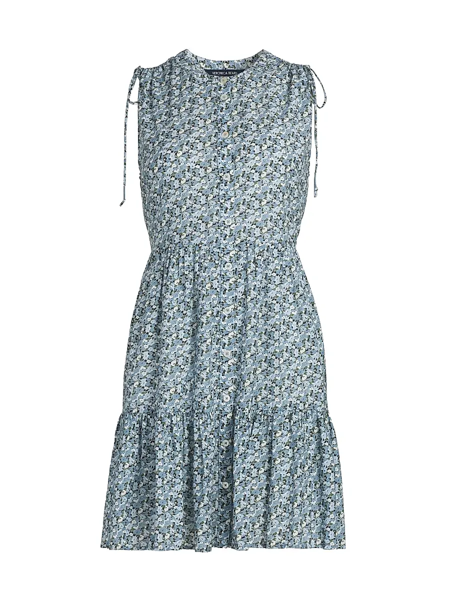 Veronica Beard Women's Yulianna Floral Cotton-Blend Minidress