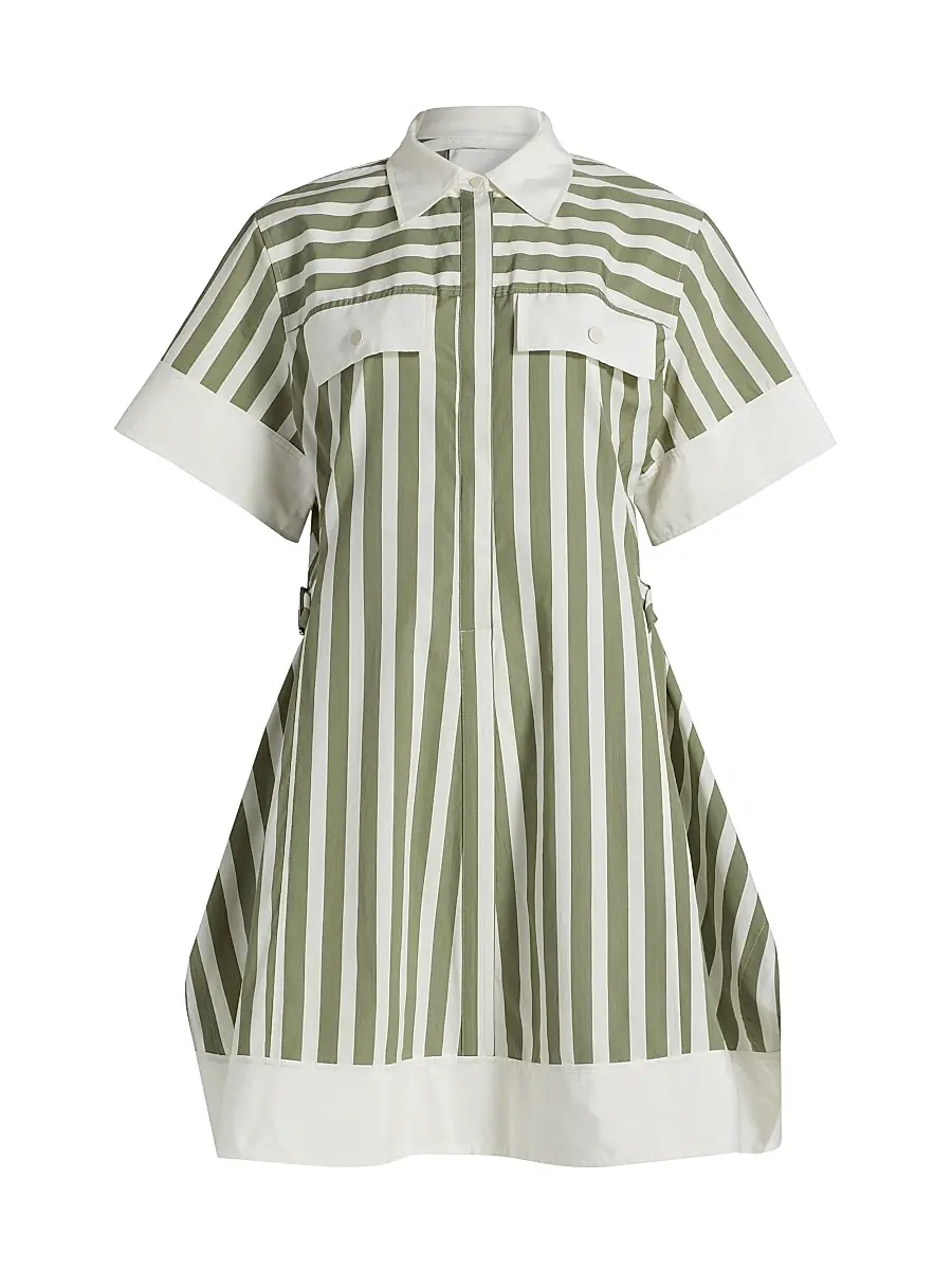 3.1 Phillip Lim Women's Striped Cotton-Silk Shirt Dress | Image 1 3.1 Phillip Lim Women's Striped Cotton-Silk Shirt Dress | Image 1
