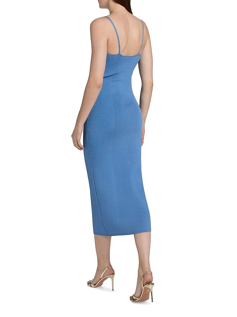 Ramy Brook Women's Sloan U-Neck Rib-Knit Midi-Dress | Thumbnail 5 Ramy Brook Women's Sloan U-Neck Rib-Knit Midi-Dress | Thumbnail 5