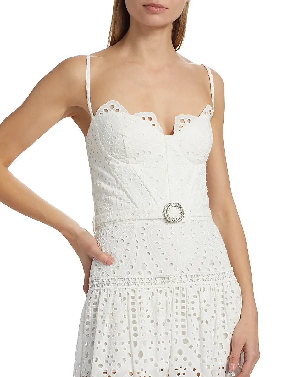 Generation Love Women's Zuria Cotton Eyelet Maxi Dress | Thumbnail 6 Generation Love Women's Zuria Cotton Eyelet Maxi Dress | Thumbnail 6