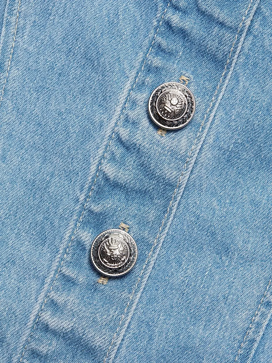 L'Agence Women's Saga Denim Button-Front Tank | Thumbnail 7 L'Agence Women's Saga Denim Button-Front Tank | Thumbnail 7