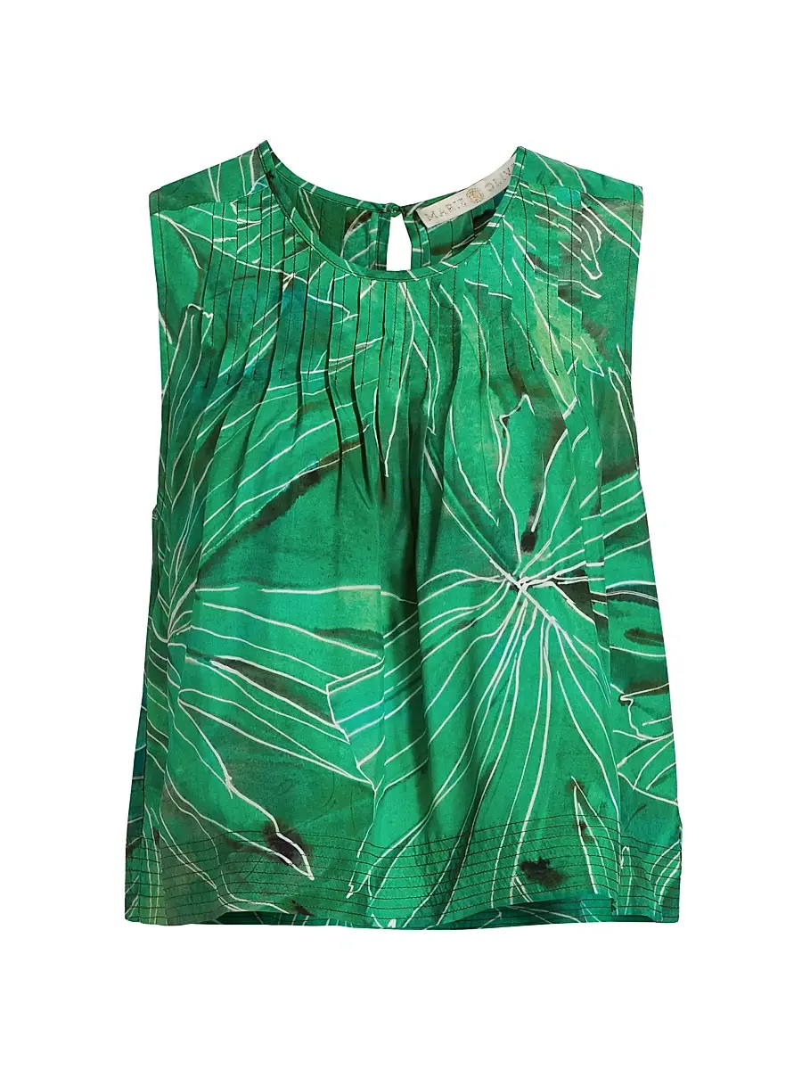 Marie Oliver Women's Letta Botanical Print Sleeveless Top - Amazon | Image 1 Marie Oliver Women's Letta Botanical Print Sleeveless Top - Amazon | Image 1