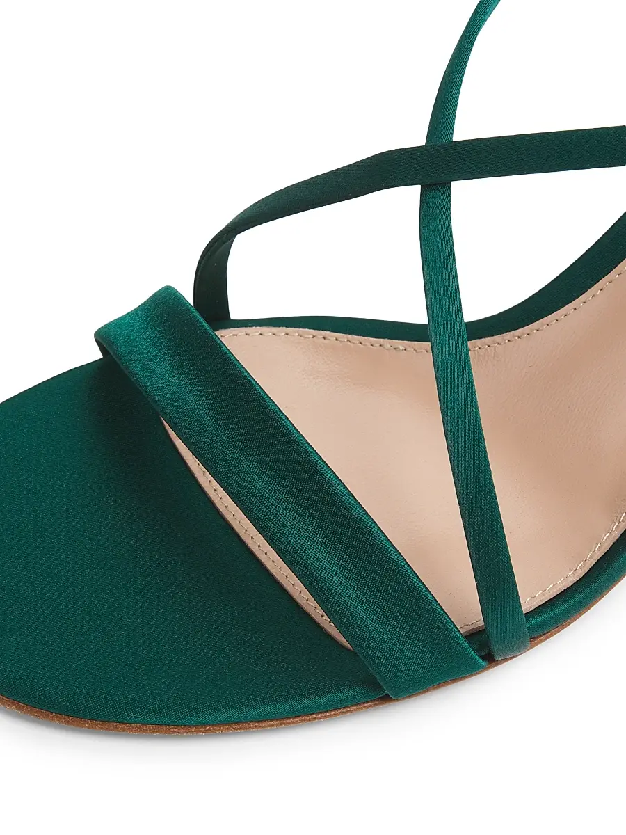 Gianvito Rossi Women's 70MM Crepe Satin Sandals | Thumbnail 6 Gianvito Rossi Women's 70MM Crepe Satin Sandals | Thumbnail 6