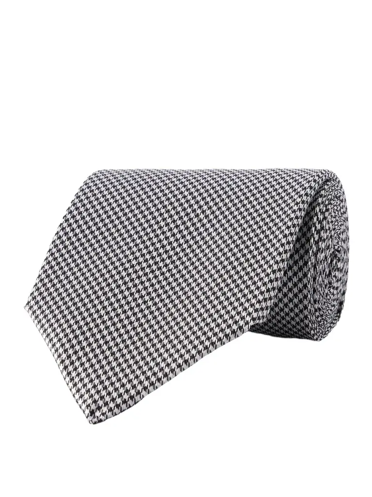 Tom Ford 8cm Houndstooth Silk Tie - Men | Image 1 Tom Ford 8cm Houndstooth Silk Tie - Men | Image 1