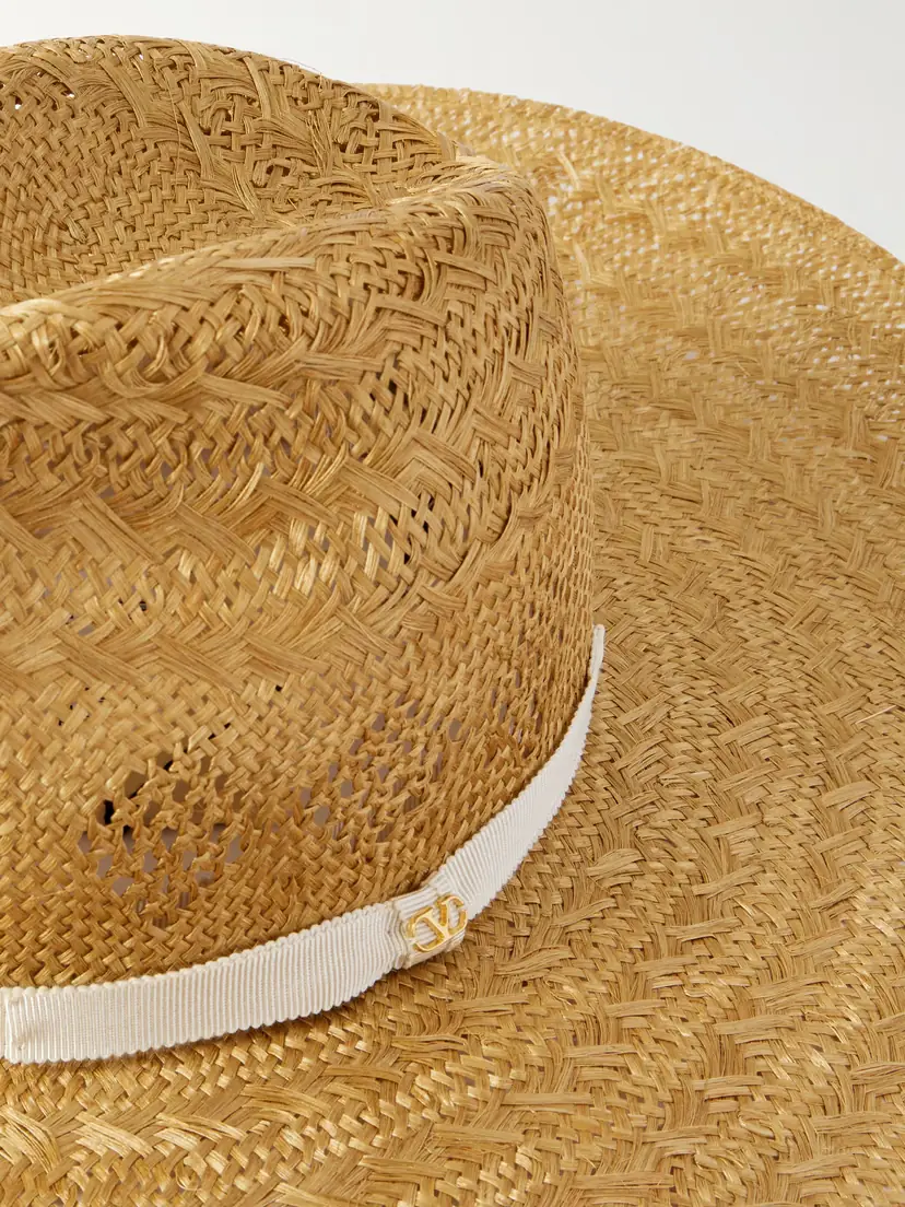 Valentino Garavani Grosgrain-trimmed Straw Hat | Thumbnail 3 Valentino Garavani Grosgrain-trimmed Straw Hat | Thumbnail 3