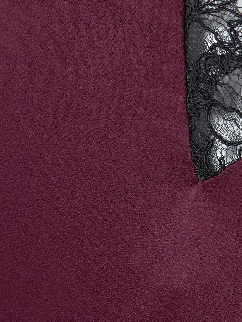 Stella McCartney Lace-trimmed Satin Midi Dress | Thumbnail 4 Stella McCartney Lace-trimmed Satin Midi Dress | Thumbnail 4