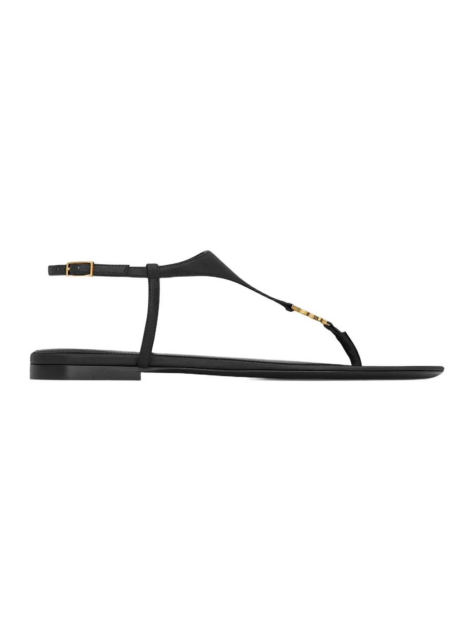 Women's Cassandra Sandals in Smooth Leather - Black Women's Cassandra Sandals in Smooth Leather - Black