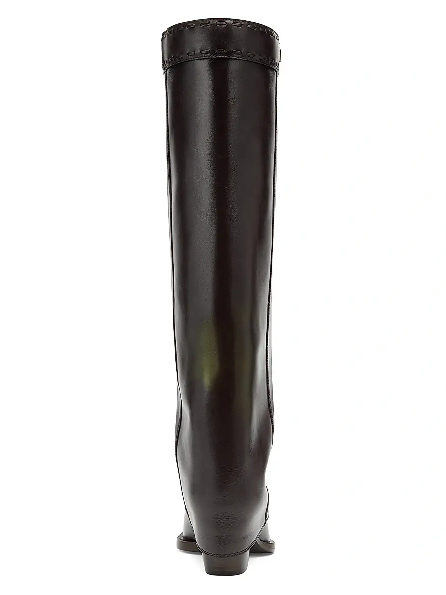 Fendi Women's 55MM Leather Boots - Mosto | Thumbnail 4