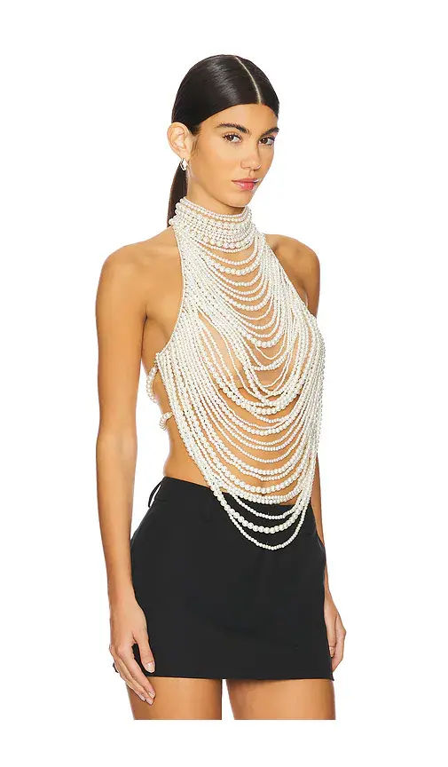 Retrofête Elsie Pearl Top | Thumbnail 2 Retrofête Elsie Pearl Top | Thumbnail 2