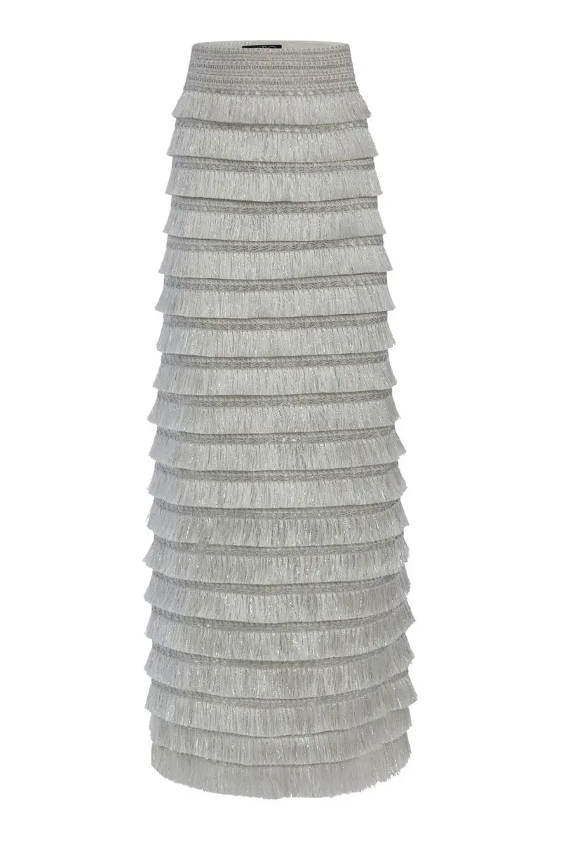 PatBo Metallic Fringe Maxi Skirt | Thumbnail 6 PatBo Metallic Fringe Maxi Skirt | Thumbnail 6