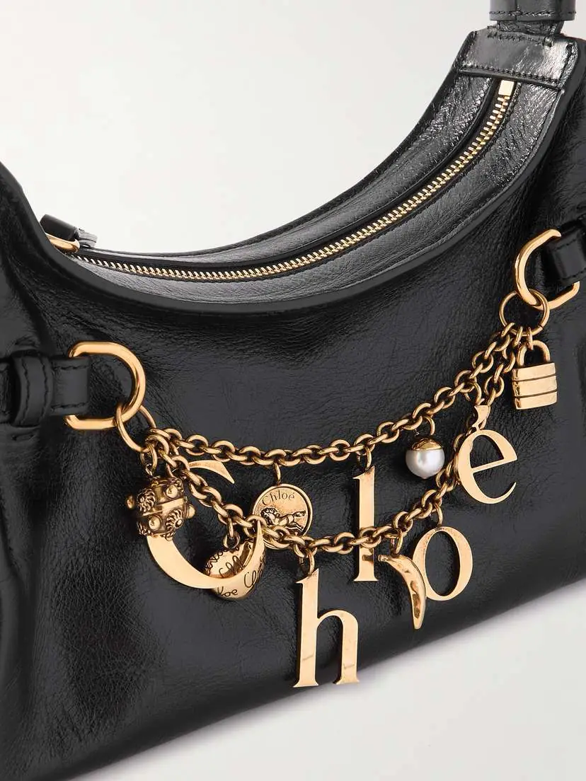 Chloé Embellished Leather Shoulder Bag | Thumbnail 4 Chloé Embellished Leather Shoulder Bag | Thumbnail 4