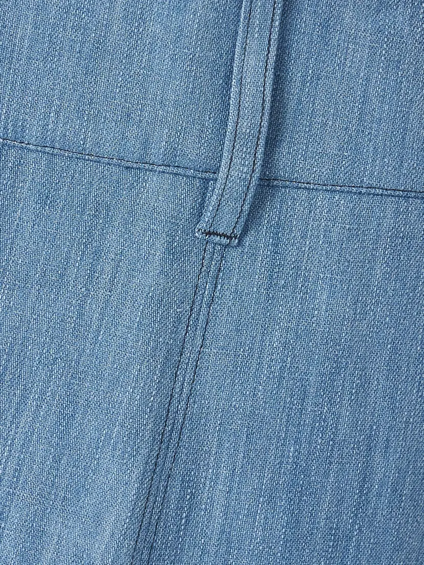 Gabriela Hearst Rhein Cotton And Linen-blend Chambray Flared Pants | Thumbnail 5