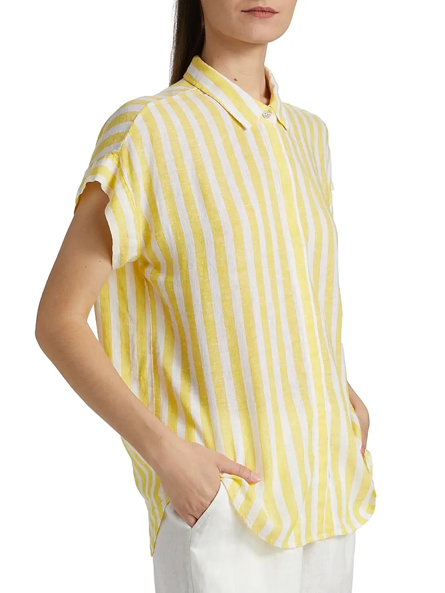 RAILS Women's Jamie Striped Linen-Blend Shirt | Thumbnail 4 RAILS Women's Jamie Striped Linen-Blend Shirt | Thumbnail 4
