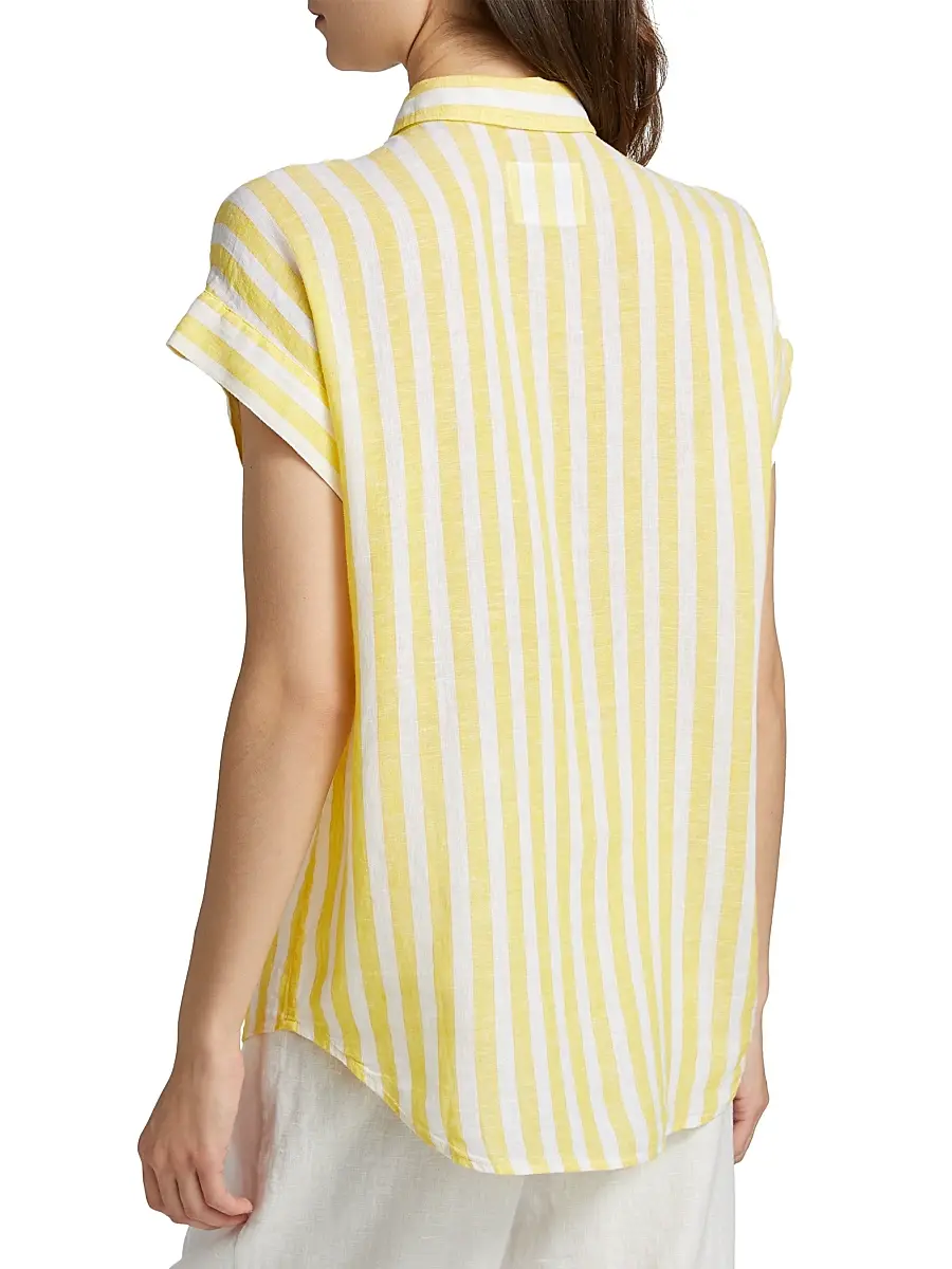 RAILS Women's Jamie Striped Linen-Blend Shirt | Thumbnail 5 RAILS Women's Jamie Striped Linen-Blend Shirt | Thumbnail 5